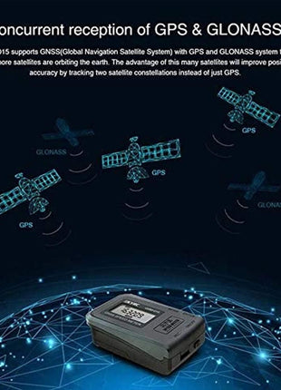 SKYRC GSM-015 GPS Enabled GNSS Remote Control Speedometer and Altimeter Data Tracking Device for Vehicle, RC Car, Boat, Plane, Rocket, and Quadcopter