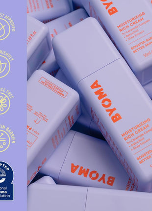 BYOMA Moisturizer - Moisturizing Rich Cream, Face Moisurizer for Dry Skin