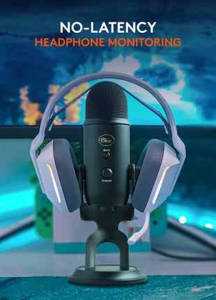 Logitech for Creators Blue Microphones Yeti USB Microphone (Blackout)