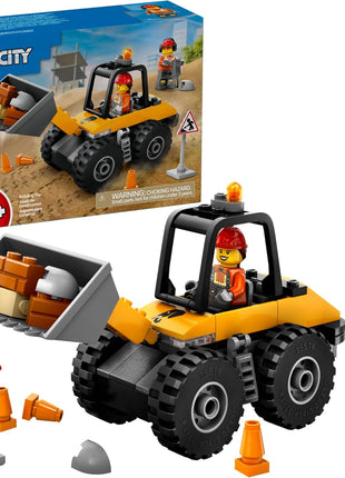 LEGO City Yellow Construction Wheel Loader Building Sensory Toy - Construction Vehicle Toy for Toddlers, Boys and Girls, Ages 4+ - Educational, Learning Gift Idea for Preschoolers - 60450