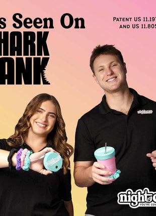 Nightcap The Original Drink Cover Scrunchie ? As Seen On Shark Tank And TikTok   Reusable   Wear On Wrist Or In Hair, Prevent Drink Spiking   Sanitary Pocket Keeps Cover Clean ? Black