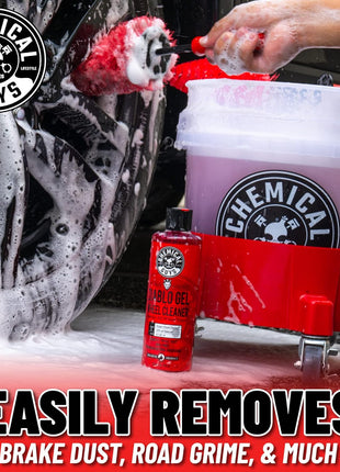 Chemical Guys Diablo Gel Oxygen Infused Foam Wheel & Rim Cleaner, Concentrated Car Wheel Cleaner Safe on All Finishes, Removes Brake Dust, Dirt, Grime, for Cars, Trucks, SUVs, Motorcycles & RVs, 16 oz