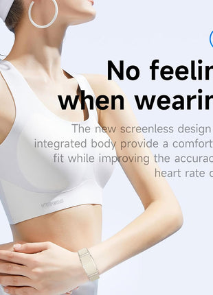 Smart Bracelet for Women and Men with 2 Bands, Screenless Fitness Tracker No Screen Lightweight for 100+ Sports IP68 Waterproof Wearable Activity Wristband Heart Rate Sleep Monitor