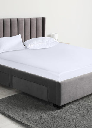 Utopia Bedding Waterproof Mattress Protector Queen Size, Premium Terry Mattress Cover 200 GSM, Breathable, Fitted Style with Stretchable Pockets (White)