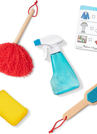Melissa & Doug Deluxe Sparkle & Shine Cleaning Play Set (11 Pieces) - FSC Certified