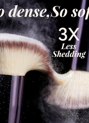 BS-MALL Makeup Brush Set 18 Pcs Premium Synthetic Foundation Powder Concealers Eye shadows Blush Makeup Brushes with black case