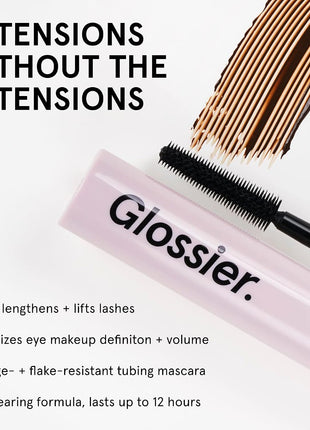 Glossier Lash Slick Tubing Mascara, Lengthening & Lifting, Natural Brown