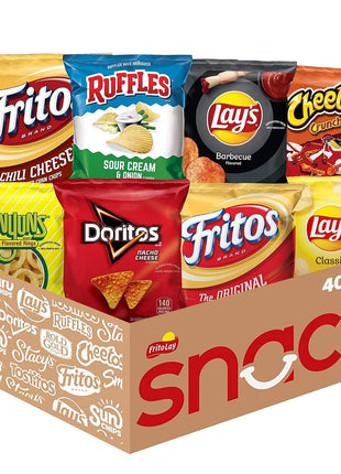 Frito-Lay Variety Packs, Party Mix, Single Serve Bags (40 Pack)