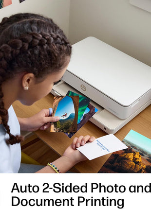 HP Envy 6155e Wireless All-in-One Color Inkjet Printer, Portobello, Print, scan, copy, Duplex printing Best-for-home, 3 month Instant Ink trial included, AI-enabled (714L5A)