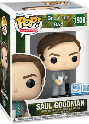Funko Pop! TV: Breaking Bad - Saul Goodman - Amazon Exclusive - Collectable Vinyl Figure - Gift Idea - Official Merchandise - Toys for Kids & Adults - TV Fans - Model Figure for Collectors and Display