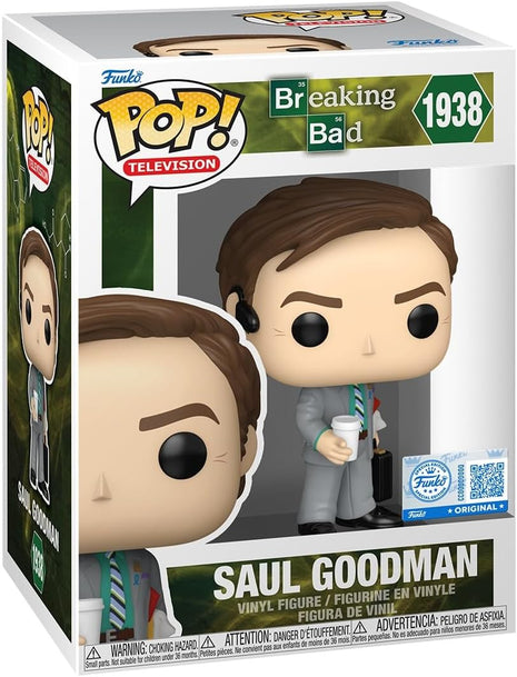 Funko Pop! TV: Breaking Bad - Saul Goodman - Amazon Exclusive - Collectable Vinyl Figure - Gift Idea - Official Merchandise - Toys for Kids & Adults - TV Fans - Model Figure for Collectors and Display
