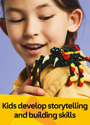 LEGO Creator 3 in 1 Wild Animals Surprising Spider Toy - Building Toy with 3 Build Options, Spider, Scorpion, or Snake - Animal Figures for Kids, Boys & Girls, Ages 7+ - Gift Idea for Birthday - 31159