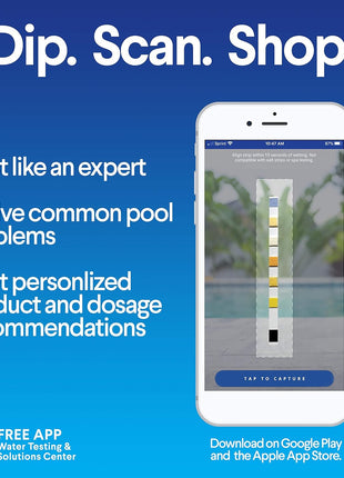 Clorox Pool&Spa My Pool Care Assistant, 50 Test Strips