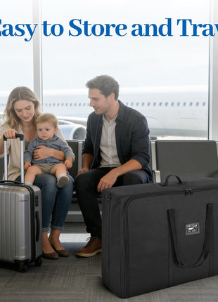 Stroller Bag Compatible with UPPAbaby Vista V2/Vista V3/Cruz V2/Cruz V3 | Stroller Travel Bag Heavy Duty Gate Check Stroller Bag with Delectable Shoulder Strap and Handle for Parents