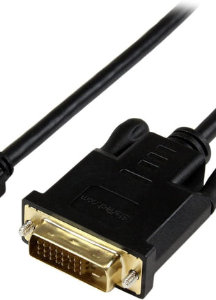 StarTech.com 6ft (1.8m) Mini DisplayPort to DVI Cable - Active Mini DP to DVI Adapter Cable - 1080p Video - mDP 1.2 to DVI-D Single Link - mDP or Thunderbolt 1/2 Mac/PC to DVI Monitor (MDP2DVIMM6BS)