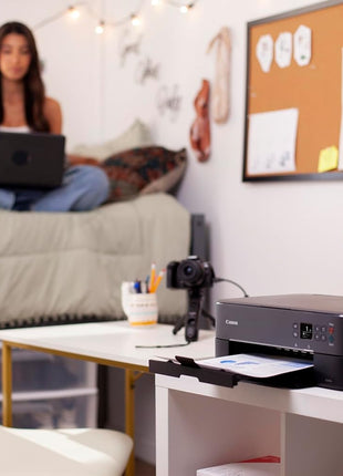 Canon PIXMA TS6420a All-in-One Wireless Inkjet Printer [Print, Copy, Scan], Works with Alexa | All-in-One Print and Copy and Scan, 1.44 OLED, Auto-Duplex, WI-FI and Airprint and Mopria, Alexa Support