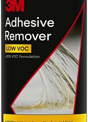 3M Adhesive Remover, 12 oz., Quickly Remove Adhesive, Attachment Tape, Tar, Wax & Adhesive Residue, Low VOC <20%, No Residue Left Behind, Easy-to-Use Formula, Also Works on Glass & Vinyl (03618VOC20)