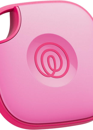 Life360 Tile - Bluetooth Tracker, Keys Finder and Item Locator for Keys, Bags and More. Phone Finder. Both iOS and Android Compatible. 1-Pack (Pink Punch)