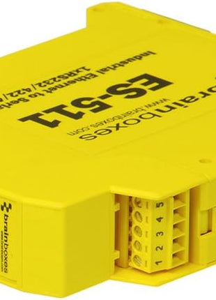 Brainboxes Device Server - 10Mb LAN, 100Mb LAN, RS-232, RS-422, RS-485 (ES-511)
