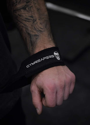 Gymreapers Lifting Wrist Straps for Weightlifting, Bodybuilding, Powerlifting, Strength Training, & Deadlifts - Padded Neoprene with 18 inch Cotton