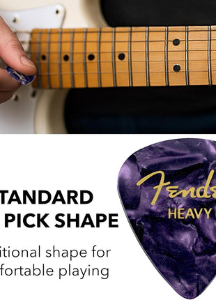Fender Premium Picks Sampler - 12 Pack Includes Thin, Medium & Heavy Gauges (Austin Bazaar Exclusive)