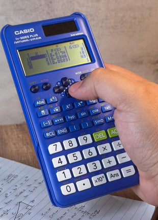 Casio fx-300ES Plus 2nd Edition – Standard Scientific Calculator | 262 Functions, Natural Textbook DisplaySM | Ideal for Middle School, High School Math, Statistics & Algebra | Blue