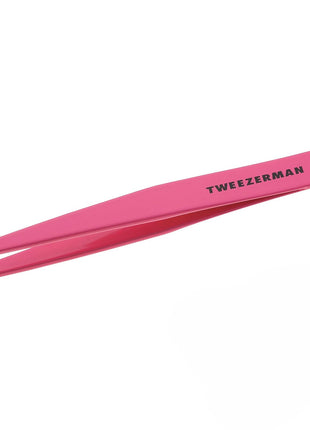 Tweezerman Slant Tweezer – Tweezerman Tweezers for Eyebrows Neon Pink