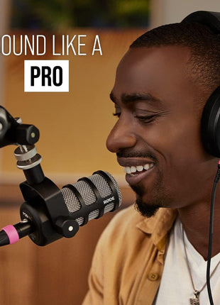Rode PodMic Cardioid Dynamic Broadcast Microphone, Black