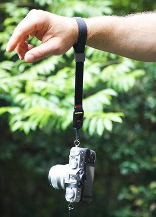 Peak Design Cuff Camera Wrist Strap, Compatible with DSLR, Compact and Point-and-Shoot Cameras, Low Profile, Quick Release