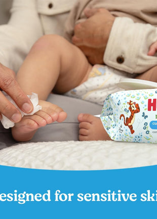 Huggies Natural Care Cucumber, Aloe and Vitamin E Baby Wipes, Hypoallergenic, Scented, 10 Flip-Top Packs (560 Wipes Total), Packaging May Vary
