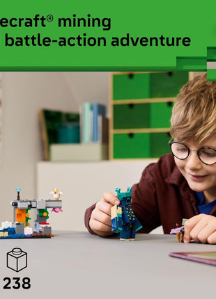 LEGO Minecraft The Warden Encounter Kids Toy - Collectible Building Set for Boys and Girls 7+- with Silent Ranger Minifigure - Great Birthday Gift for Gamers and Kids Who Love Minecraft Toys - 21274
