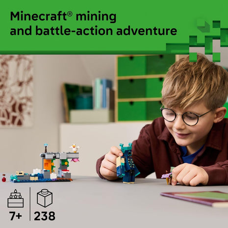 LEGO Minecraft The Warden Encounter Kids Toy - Collectible Building Set for Boys and Girls 7+- with Silent Ranger Minifigure - Great Birthday Gift for Gamers and Kids Who Love Minecraft Toys - 21274