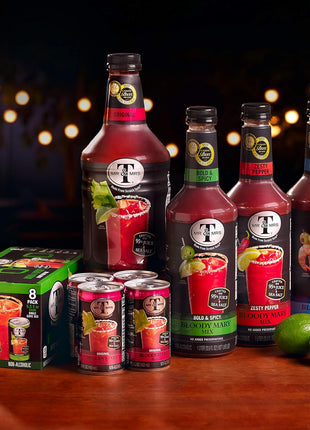 Mr & Mrs T Original Bloody Mary Mix, 1.75 L bottle (Pack of 6), Tomato Juice Blend Cocktail Mixer, Premium Ingredients, Perfect for Bloody Mary and Mocktail Drinks