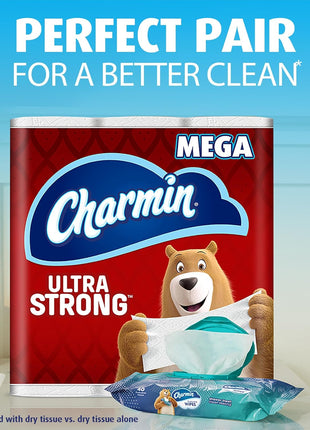 Charmin Flushable Wipes, 160 Total Wipes (4 Packs of 40)