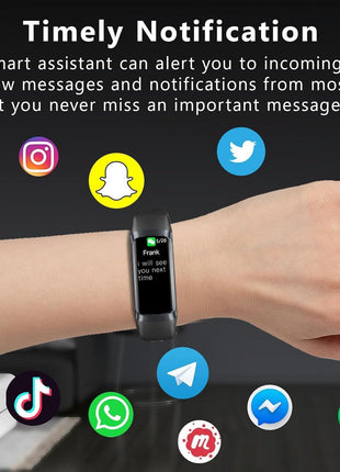 Fitness Tracker Activity Tracker Smart Watch 1.10''AMOLED Touch Color Screen,Smart Watch with 24/7 Blood Oxygen Heart Rate,Sleep Monitor,IP68 Waterproof,Step Counter Health for Women Men (Black)