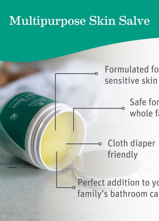 Earth Mama Organic Diaper Balm 2-Ounce | Diaper Cream for Baby | EWG Verified, Petroleum & Artificial Fragrance-Free with Calendula for Sensitive Skin (2-Pack)