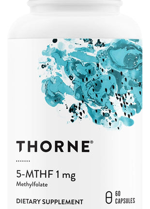 THORNE - 5-MTHF & Vitamin B12 Bundle - Cardiovascular & Nerve Support - 60 Servings