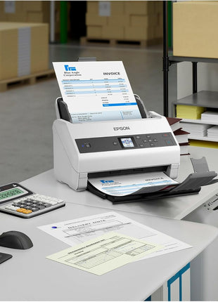 Epson Workforce DS-970 Sheetfed Scanner - 600 dpi Optical,White