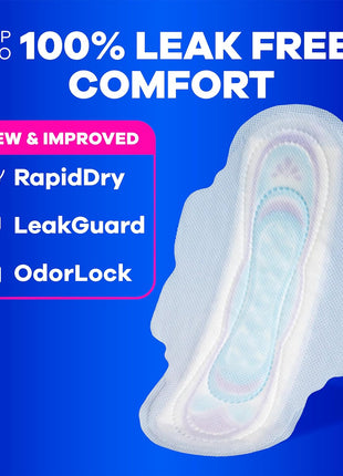 Always Ultra Thin Pads with Wings, Size 1, Regular, 46 Count