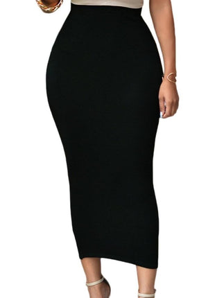 Eiffel Women's Sexy High Waist Bodycon Party Club Maxi Long Pencil Skirt Black