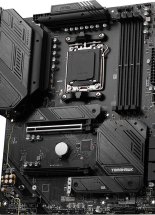 MSI MAG B650 Tomahawk WiFi Gaming Motherboard (AMD Ryzen 9000/8000/7000 Series Processors, AM5, DDR5, PCIe 4.0, M.2, SATA 6Gb/s, USB 3.2 Gen 2, HDMI/DP, Wi-Fi 6E, Bluetooth 5.3, 2.5Gbps LAN, ATX)