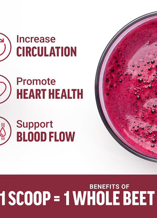 Force Factor Total Beets Organic Beetroot Powder, USDA Certified | Superfood to Boost Daily Nutrition, Vegan, Gluten-Free, and Non-GMO Beet Supplement, Unflavored, 180 Servings, 2-Pack