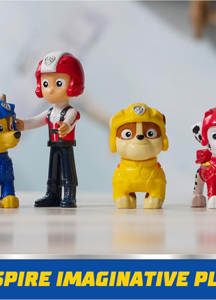 Paw Patrol Air Rescue Toy Figures Gift Pack with 7 Collectibles | 7 Collectible Action Figures, Aviation Flight Uniforms, 2-Inch Tall Pups & 3.5-Inch Ryder, Kids Toys for Boys & Girls Ages 3+