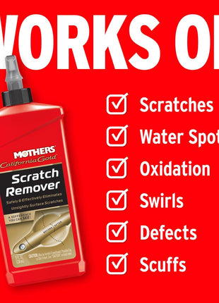 Mothers California Gold Scratch Remover, 8 oz. (08408)