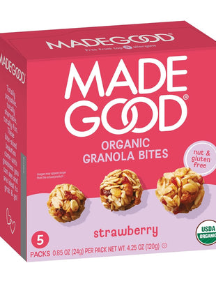 MadeGood Organic Strawberry Granola Minis, 5ct x 0.85oz