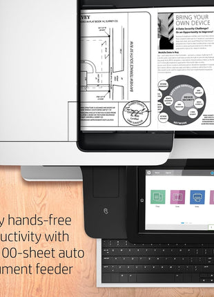HP LaserJet Enterprise MFP M528c Monochrome All-in-One Printer with Built-in Ethernet & 2-Sided Printing (1PV66A)