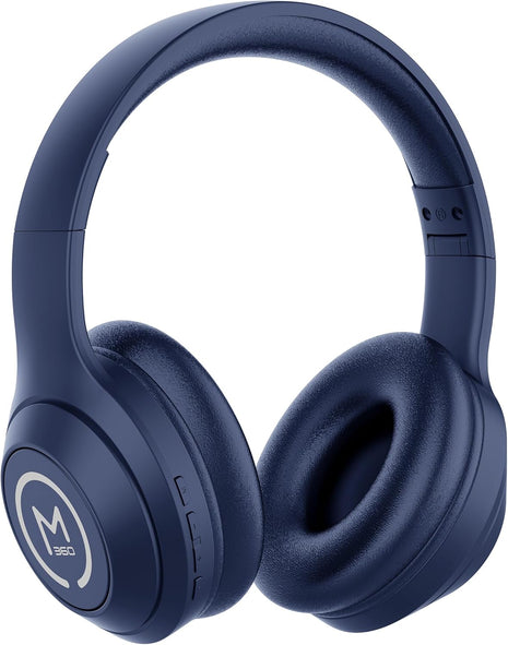 Morpheus 360 Comfort Plus Wireless Over-Ear Headphones - Bluetooth Headset with Microphone - 10H Playtime - HP6500L (Blue)