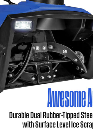 Westinghouse WSnow20 Corded Snow Blower 20 Inch, Steel Auger, Dual LED Lights, 1800 Watt Motor, Electric Snow Blower with 25ft Throwing Distance, Plows 680lbs/min, Adjustable Chute
