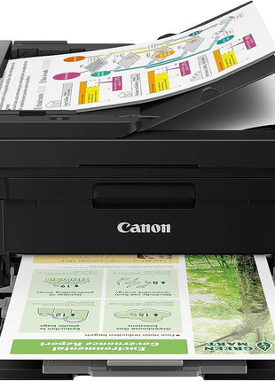 Canon PIXMA TR4720 All-in-One Wireless Printer, Home Use with Auto Document Feeder, Mobile Printing and Built-in Fax, Black | Includes starter ink, phone cable and power cord for printing, scanning and faxing
