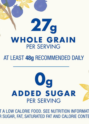 Cascadian Farm Organic Granola with No Added Sugar, Blueberry Vanilla Cereal, Resealable Pouch, 11 oz.
